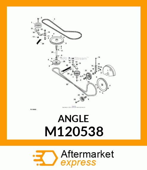 GUIDE, BELT M120538