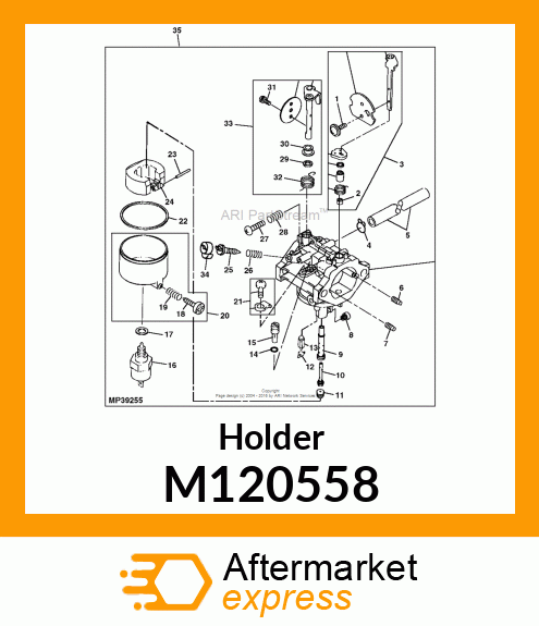 Holder M120558