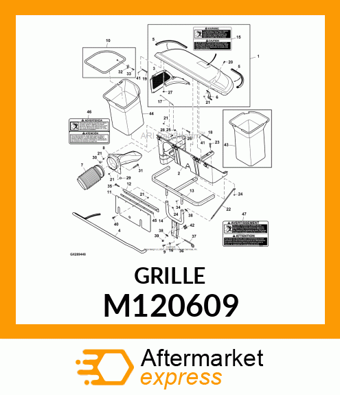 GRILLE, 2 M120609