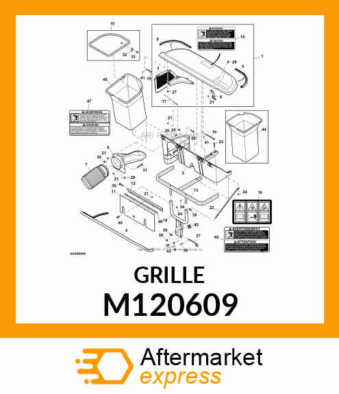 GRILLE, 2 M120609