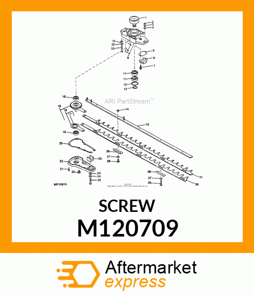 Screw - SCREW, SOCKET HEAD 4 X 16 M120709