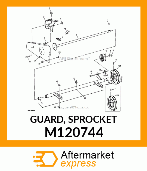 GUARD, SPROCKET M120744