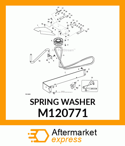 DISK SPRING, WASHER, SPRING M120771