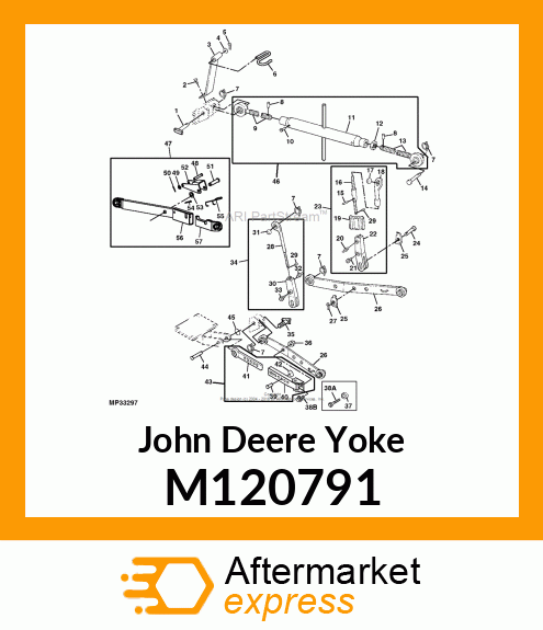 YOKE, LIFT LINK M120791