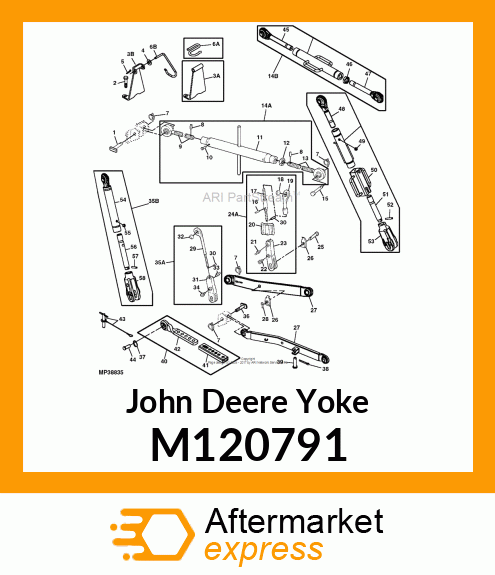 YOKE, LIFT LINK M120791