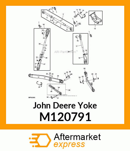 YOKE, LIFT LINK M120791