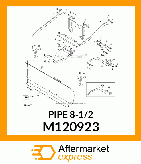 SPACER, BLADE M120923