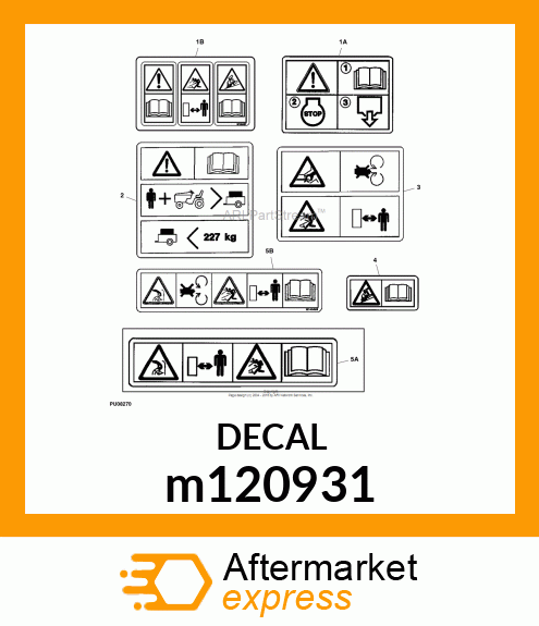 SAFETY SIGN, LABEL, WARNINGTHROWN m120931