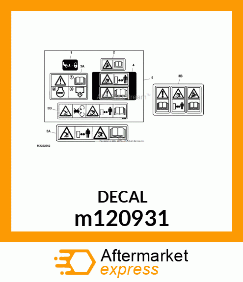 SAFETY SIGN, LABEL, WARNINGTHROWN m120931