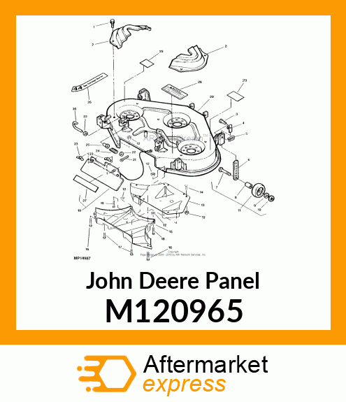 PANEL, MULCH (44) M120965