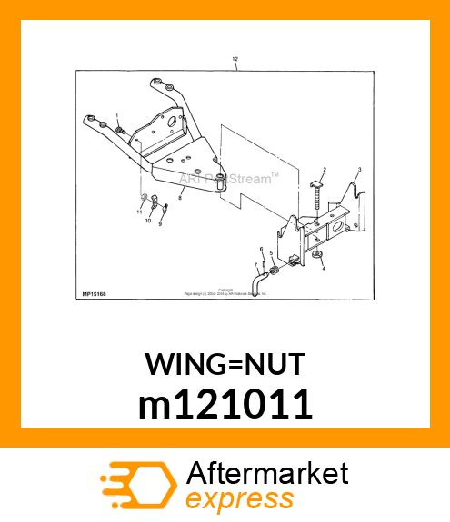 FLANGE NUT, NUT m121011