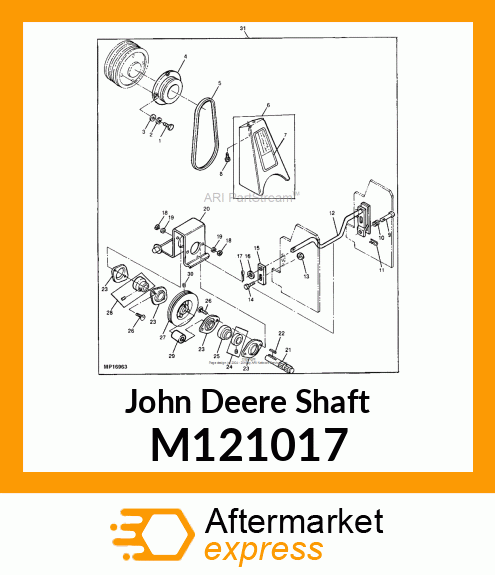 SHAFT, SPLINE M121017