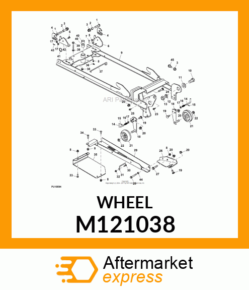 WHEEL, GAGE M121038