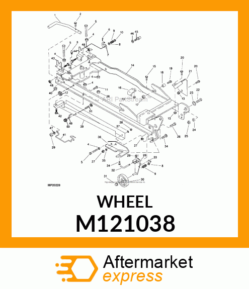 WHEEL, GAGE M121038