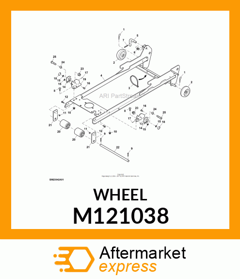 WHEEL, GAGE M121038