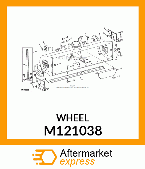 WHEEL, GAGE M121038