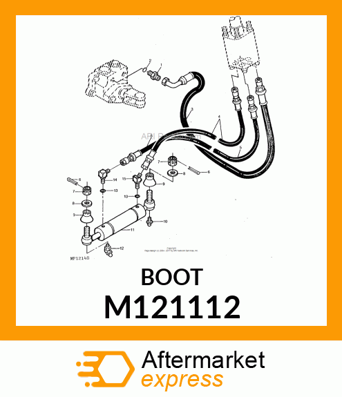 COVER, TIE ROD END DUST M121112