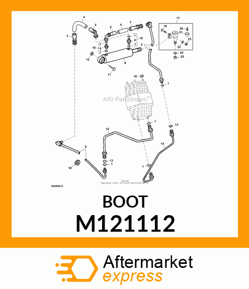 COVER, TIE ROD END DUST M121112