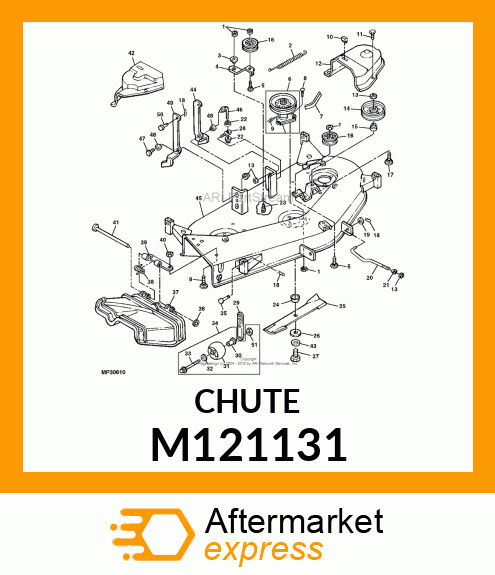 CHUTE, DISCHARGE (46") M121131