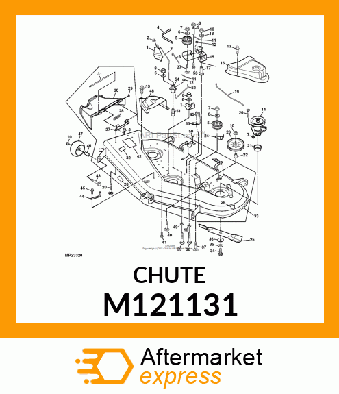 CHUTE, DISCHARGE (46") M121131