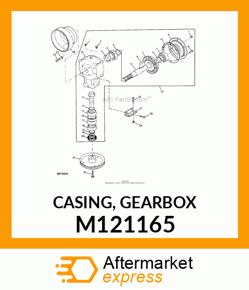 CASING, GEARBOX M121165