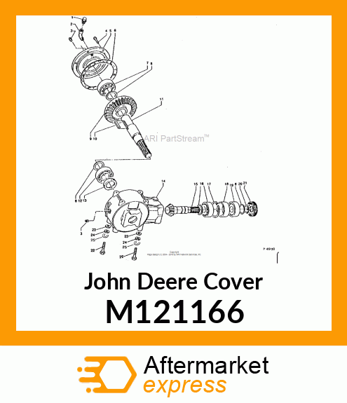 COVER, GEARBOX M121166