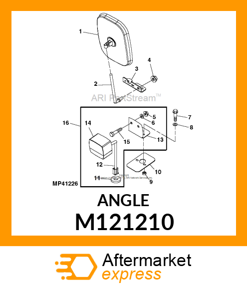 BRACKET, BRACKET, MIRROR M121210