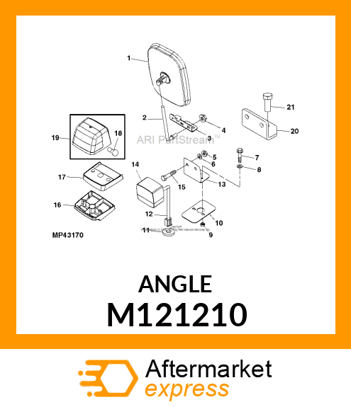 BRACKET, BRACKET, MIRROR M121210