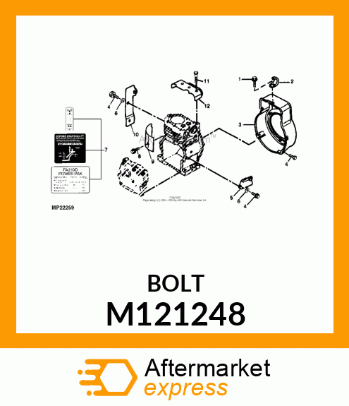 Bolt M121248