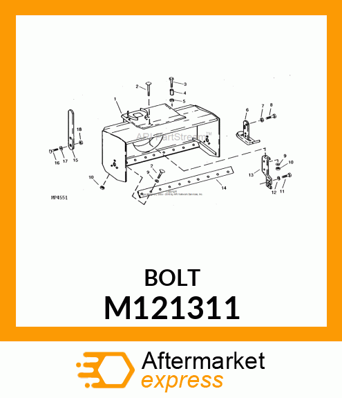 BOLT, SHEAR M121311