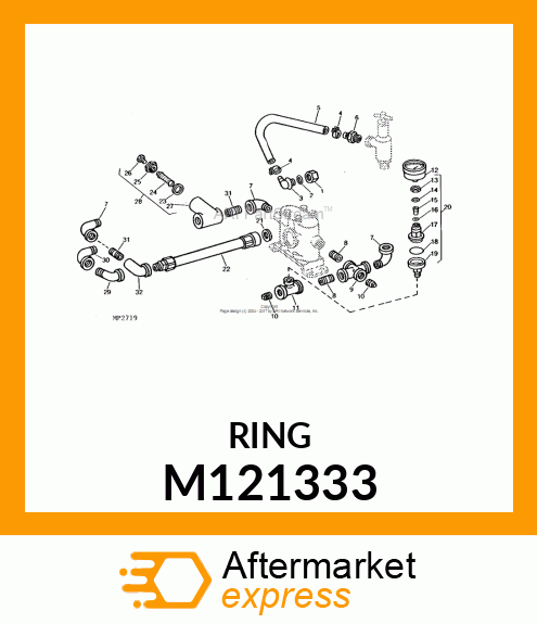 Gasket Line Strainer M121333