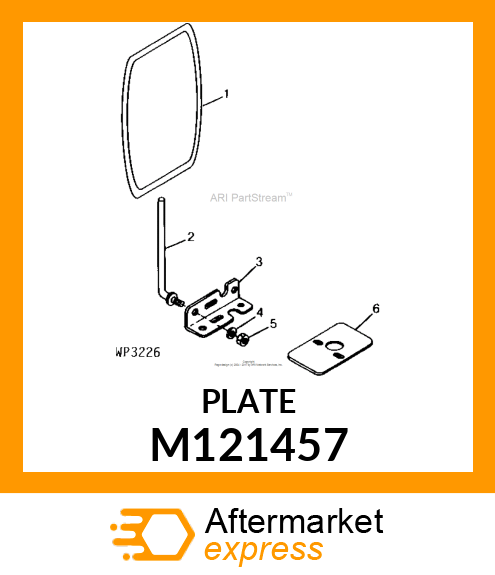 GUSSET, MIRROR BRACKET M121457