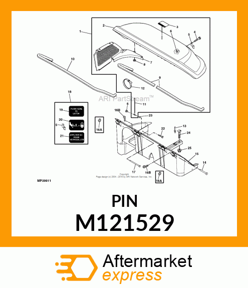 PIN FASTENER M121529