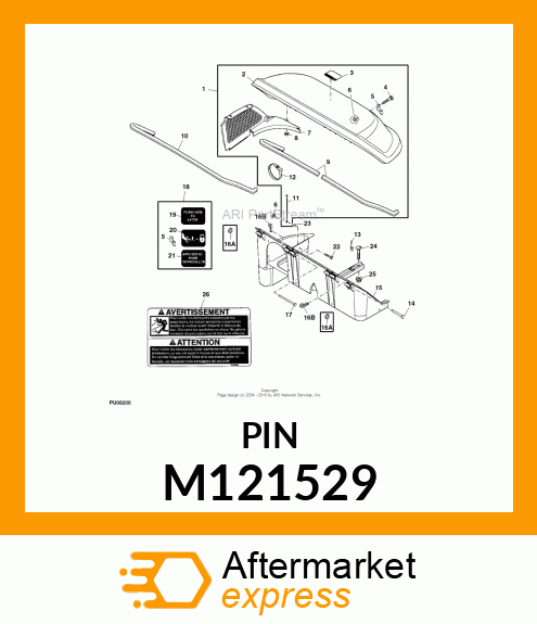 PIN FASTENER M121529