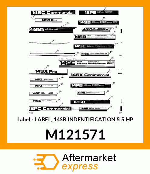 Label M121571