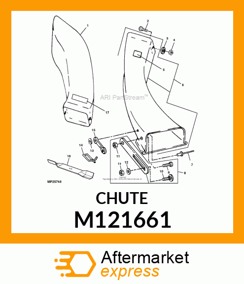 CHUTE, UPPER M121661