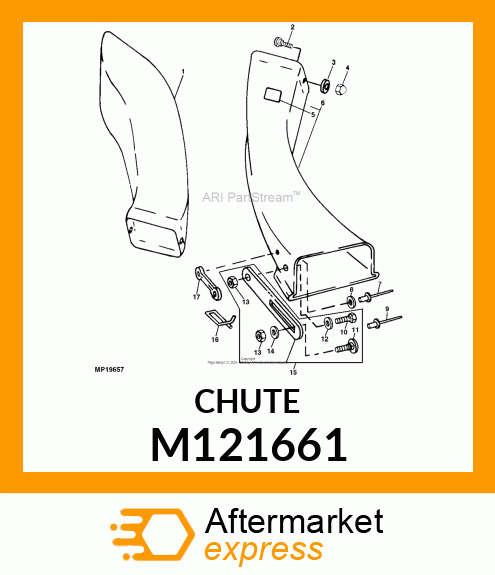 CHUTE, UPPER M121661