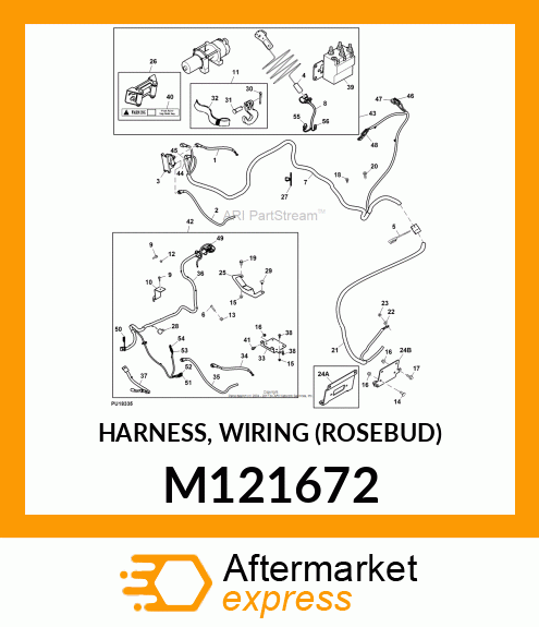 HARNESS, WIRING (ROSEBUD) M121672