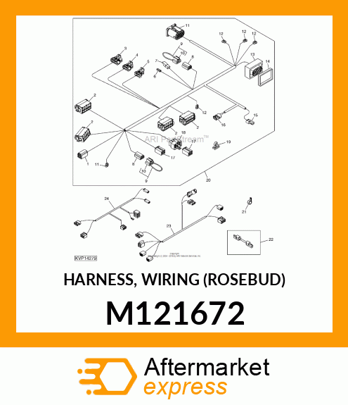 HARNESS, WIRING (ROSEBUD) M121672