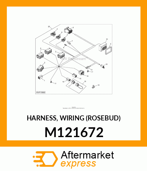 HARNESS, WIRING (ROSEBUD) M121672