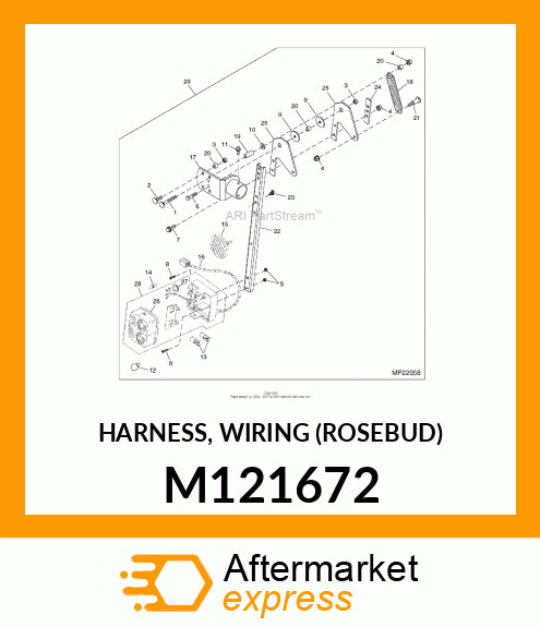 HARNESS, WIRING (ROSEBUD) M121672