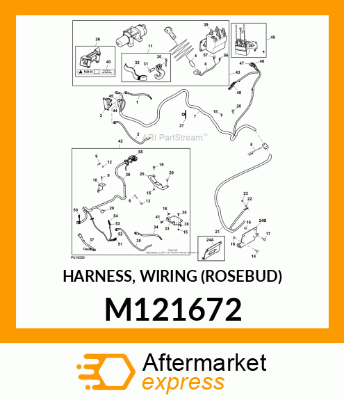 HARNESS, WIRING (ROSEBUD) M121672