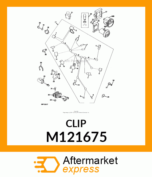 CLIP, SPRING M121675