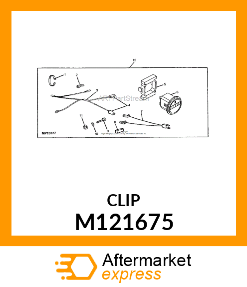 CLIP, SPRING M121675