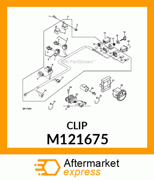 CLIP, SPRING M121675