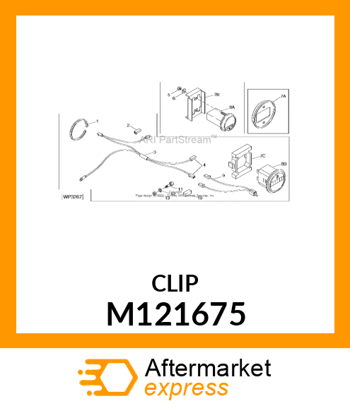 CLIP, SPRING M121675