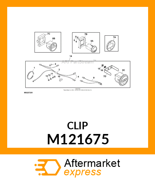 CLIP, SPRING M121675