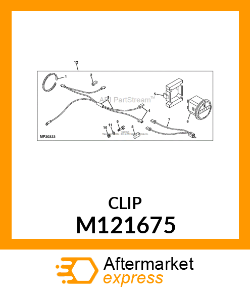 CLIP, SPRING M121675