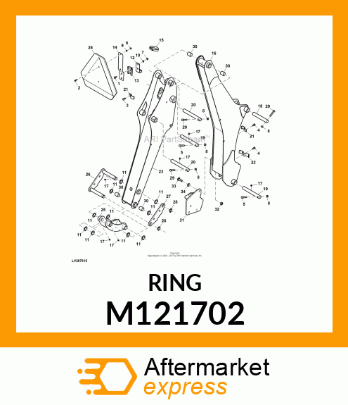 RING, RETAINING (1 ) M121702