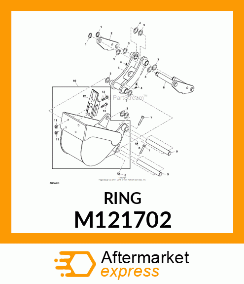 RING, RETAINING (1 ) M121702